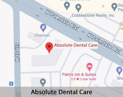 Map image for Dental Implant Restoration in Palmdale, CA